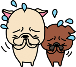 Frebull-chan & Ume-chan sticker sticker #14362875