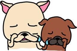 Frebull-chan & Ume-chan sticker sticker #14362876