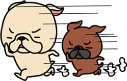 Frebull-chan & Ume-chan sticker sticker #14362879