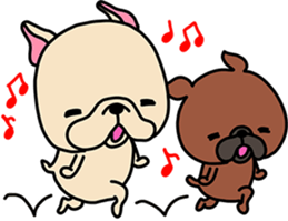 Frebull-chan & Ume-chan sticker sticker #14362881
