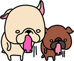 Frebull-chan & Ume-chan sticker sticker #14362884