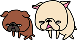 Frebull-chan & Ume-chan sticker sticker #14362885
