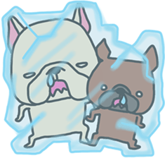 Frebull-chan & Ume-chan sticker sticker #14362886