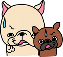 Frebull-chan & Ume-chan sticker sticker #14362887