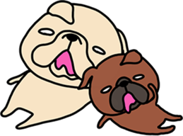 Frebull-chan & Ume-chan sticker sticker #14362890