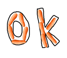 carrot winter sticker #14362998