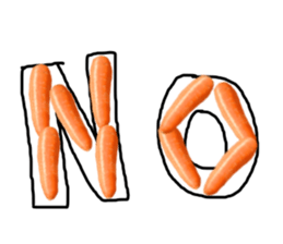 carrot winter sticker #14362999