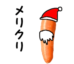carrot winter sticker #14363000