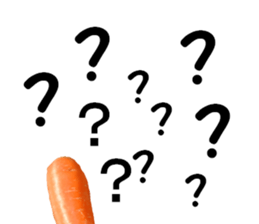 carrot winter sticker #14363017