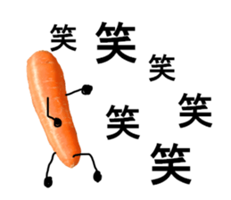 carrot winter sticker #14363018