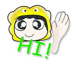 Hi..My name is Tamura..^^ sticker #14363129