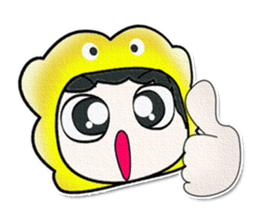 Hi..My name is Tamura..^^ sticker #14363135