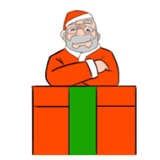 Merry Xmas! And other characters sticker #14363168