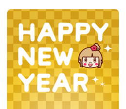 New Year adult women sticker sticker #14363520