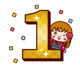 New Year adult women sticker sticker #14363532