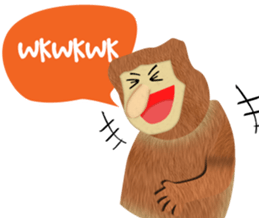 Bekantan Ucul Banjar sticker #14363993