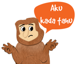 Bekantan Ucul Banjar sticker #14363998