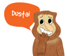 Bekantan Ucul Banjar sticker #14364002