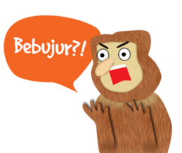 Bekantan Ucul Banjar sticker #14364003