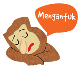 Bekantan Ucul Banjar sticker #14364006