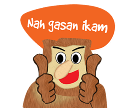 Bekantan Ucul Banjar sticker #14364007