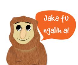 Bekantan Ucul Banjar sticker #14364016