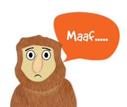 Bekantan Ucul Banjar sticker #14364021