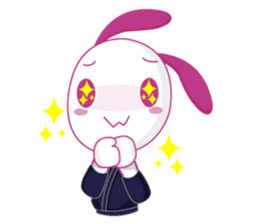 Genki usagi, Kendo rabbit 2 sticker #14364118