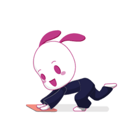 Genki usagi, Kendo rabbit 2 sticker #14364136