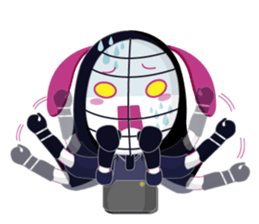 Genki usagi, Kendo rabbit 2 sticker #14364148