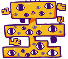 Oddmons and what they do B sticker #14364584