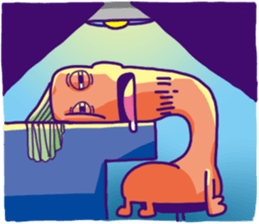 Oddmons and what they do B sticker #14364586