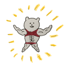 osumashi kumako 3 sticker #14364621