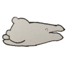 osumashi kumako 3 sticker #14364623