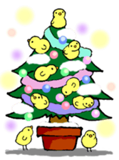 Message of a chick sticker #14364907