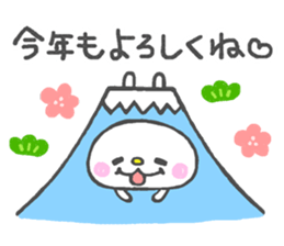 Girly White Rabbit 2 (winter) sticker #14364979