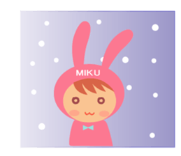 Miku dedicated name sticker. sticker #14365317