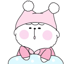 Bichon Frise "Merry Christmas" sticker #14365424