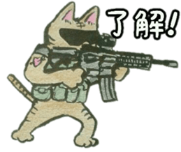 CQB cat sticker #14365681