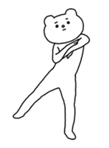 Aggressive Bear Betakkuma 3 sticker #14365982