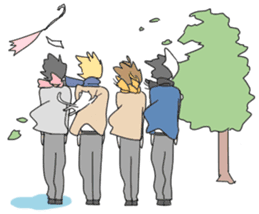 Various good friend boys sticker #14366359