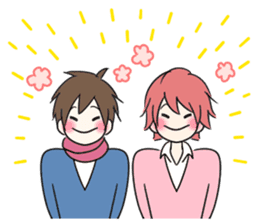 Various good friend boys sticker #14366361