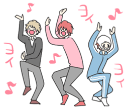 Various good friend boys sticker #14366364