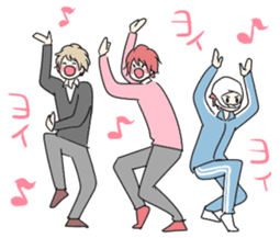 Various good friend boys sticker #14366364