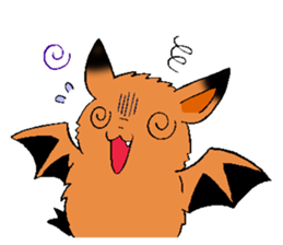 The rare animal "copper-winged bat" sticker #14366432