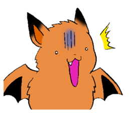 The rare animal "copper-winged bat" sticker #14366433