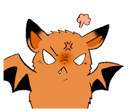 The rare animal "copper-winged bat" sticker #14366436