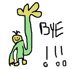 say hello to your doodle friends sticker #14366701