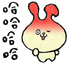 Cute rabbit (1) Chinese (Traditional) sticker #14367010