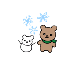 Molly of the bear cub 2 sticker #14367086